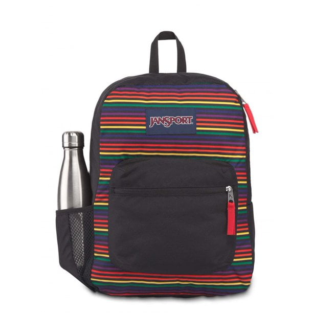 JanSport JanSport Cross Town Backpack Rainbow Stripes