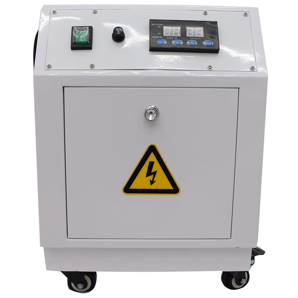 Commercial Ultrasonic Humidifier Industrial Mist Maker Cooler Sprayer Portable Fog Maker 6KG/H Greenhouse Facility with Water Barrel Hole