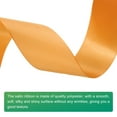 thumbnail image 3 of Uxcell Satin Ribbon, Single Face Polyester Satin Ribbon for Gift Wrapping, Crafts Orange 1-1/2 inch, 3 of 3