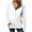 White, variant on Mlzmgr Womens Jackets Long Sleeve Hoodies with Pockets Full Zipper up Athletic Casual Sweatshirts for Women Fall Winter Fashion