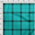 thumbnail image 2 of oneOone Viscose Jersey Fabric Tartan Check Decor Fabric Printed BTY 60 Inch Wide, 2 of 5