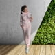 thumbnail image 4 of Conjunto de 2 uds de pantalones y sudadera con capucha a la moda de invierno para mujerconjuntos cálidos sólidos (rosa M) Tmvgtek Para estrenar, 4 of 6