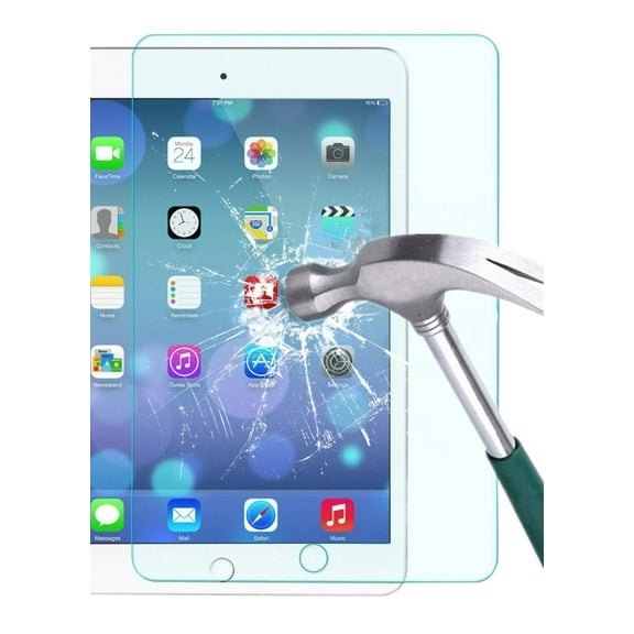 New iPad 9.7" (2018) / New iPad 9.7" (2017) / iPad Pro 9.7 / iPad Air 2 / iPad Air Tempered Glass Screen Protector, TJS 9H Surface Hardness/Apple Pencil Compatible/2.5D Round Edge/Anti-Scratch