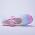 thumbnail image 4 of Ticikt Shiny Canvas Ballet Shoes Toddler Girls Ballet Slippers No-Tie Boys Dance Shoes,Color:Pink,Size:7.5-8 Years, 4 of 5