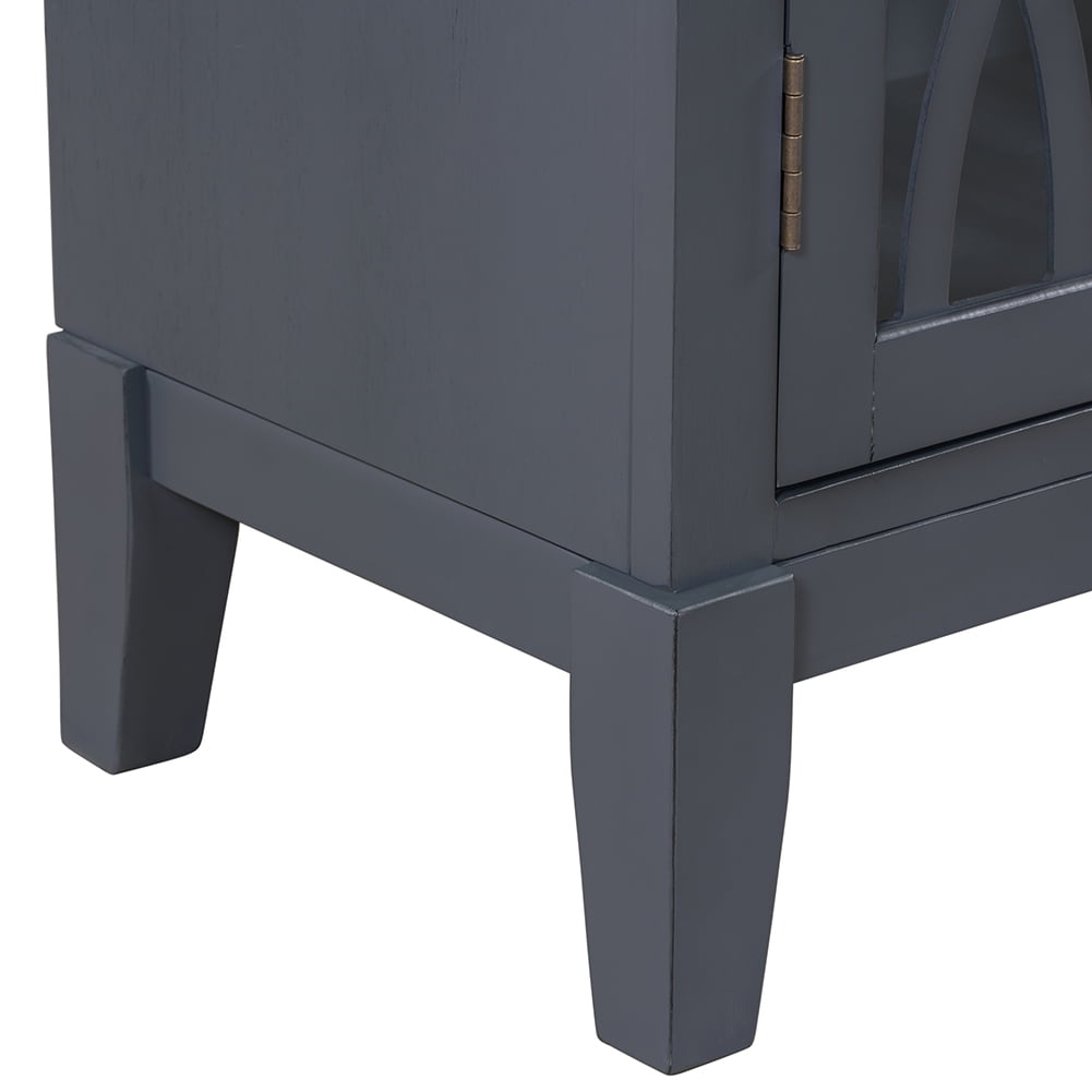 Kepooman Wood Accent Kitchen Buffet Sideboard, Entryway Serving Storage Cabinet with oors and Adjustable Shelf-Dining Room Console Living Room, Navy Blue Kepooman Wood Accent Kitchen Buffet Sideboard, Entryway Serving Storage Cabinet with oors and Adjustable Shelf-Dining Room Console Living Room, Navy Blue