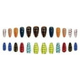 thumbnail image 6 of Short Almond Nails Tips Fake Nails Glues On Nails On Nails Press On Nails Artificial False Nails for Womens Girls, 6 of 8