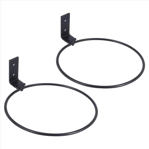 Paquete de 2 Soportes para Pelotas Plegables Montados en la Pared, Expositor Deportivas Baloncesto, Voleibol, Rugby, FúTbol, FúTbol