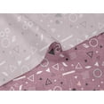 thumbnail image 5 of oneOone Velvet Mauve Fabric Geometric Sewing Material Print Fabric By The Yard 58 Inch Wide-CZ6, 5 of 5