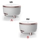 thumbnail image 4 of Humidificador sónico, generador de niebla, difusor electrónico, protección esencial, gran capacidad para sala de oficina, enchufe de EE. UU. Humidificadores  blanco Enchufe estadounidense Billuyoard HA009375-01B, 4 of 6
