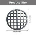 thumbnail image 5 of JZROCKER 2Pcs Pool Basket Grate Filter Replacement Aluminum Grate Stop Debris Pool Filter Grids Covers Swimming Pool Accessories, 5 of 8