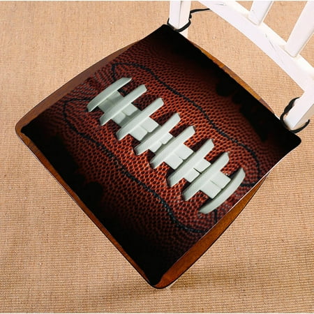 

ECZJNT American football laces seat pad chair pads seat cushion 16x16 Inch