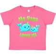 thumbnail image 3 of Inktastic My Yaya Loves Me- Cute Narwhal Boys or Girls Toddler T-Shirt, 3 of 5