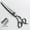 Thinning Rate 35%, variant on 6.7 inches wingsbro Silver Hair Thinning Scissors, Professional Barber Scissors for Men and Women