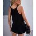 thumbnail image 1 of Camiseta sin mangas lavable a máquina tamaño suelto blusa informal parte superior hueca para compras para citas para uso diario Amonsee Otros, 1 of 6