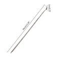 thumbnail image 4 of Metal Flat Meat Skewers Set of 10 Grilling Sticks Wide Rod String Supplies for Mutton Pork Beef Tomato Potato Roasting, 4 of 11