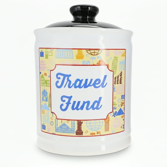 Cottage Creek Travel Fund Town & City Ceramic Piggy Bank