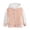 Pink, variant on Kids Baseball Jacket School Varsity Uniform Casual Sweatshirt Boys Girls Sweater Jacket Baseball Solid Color (Purple,3-4 Years)