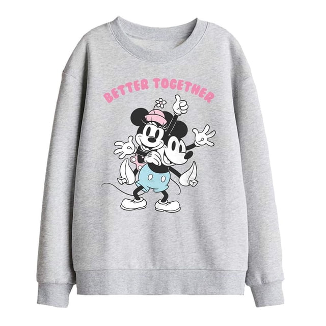 Disney Chandail en Molleton Garçons/filles Mieux Ensemble Mickey & Minnie Mouse