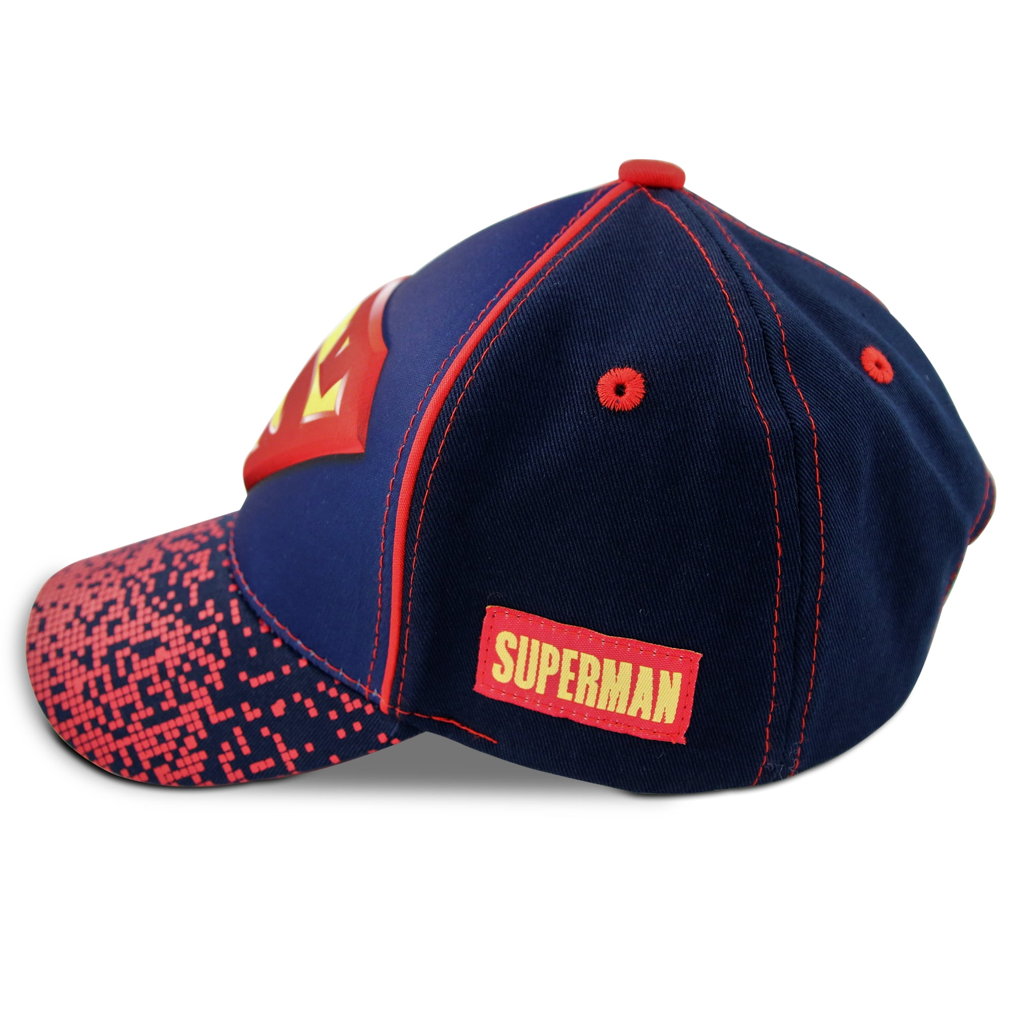 Superman, Boys\' Cap 3D Hat Comics Hero League Baseball Super Batman, - (2T-7) DC Justice