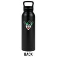 thumbnail image 2 of Batman - Joker Official Joker Symbol 24 oz Insulated Canteen Water Bottle, Leak Resistant, Vacuum Insulated Stainless Steel with Loop Cap, Black, 2 of 7