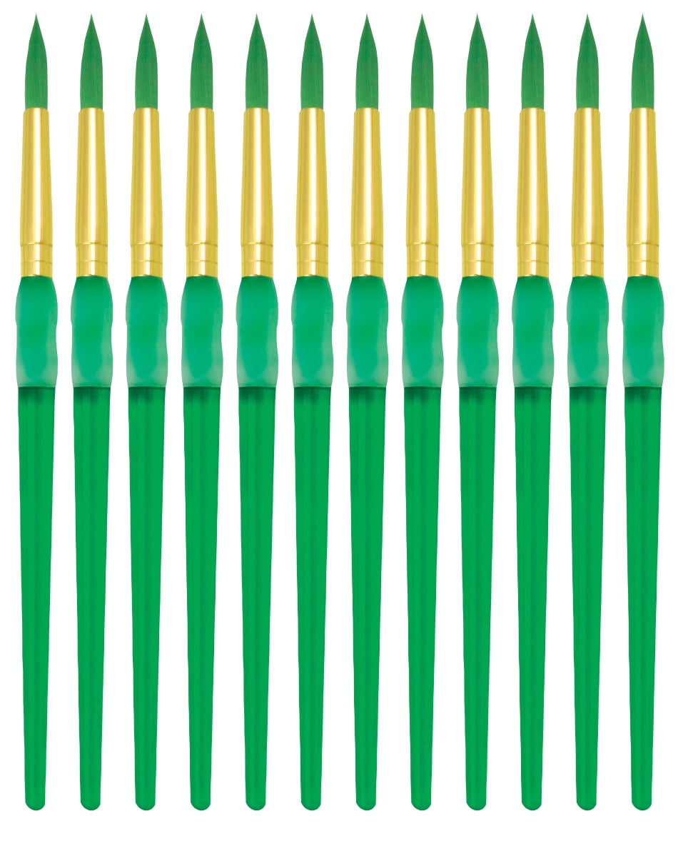 Royal Brush Big Kids Choice Round Paint Brush, Size 8, Pack of 12