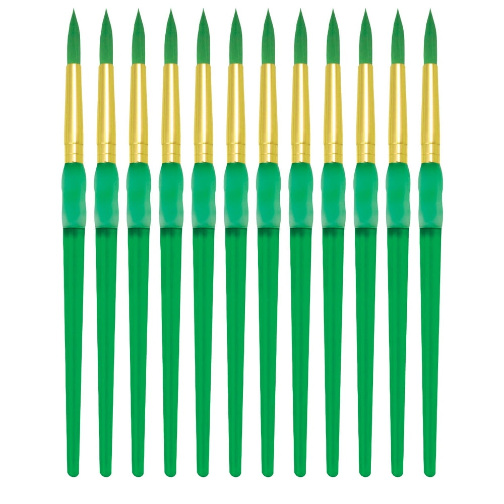 Royal Brush Big Kids Choice Round Paint Brush, Size 8, Pack of 12