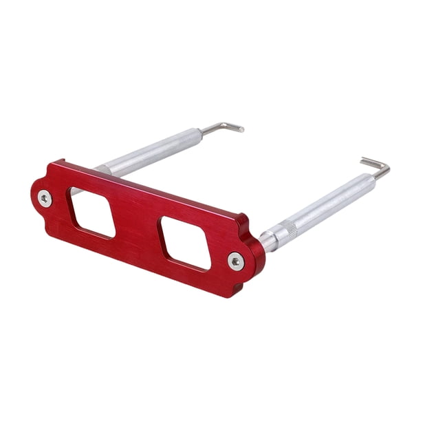 de sujeción de Varilla de sujeción con ganchos de bandeja de material acero inoxidable Compatible con / CRX y Integra RSX rojo shamjiam soporte de corbata de soporte
