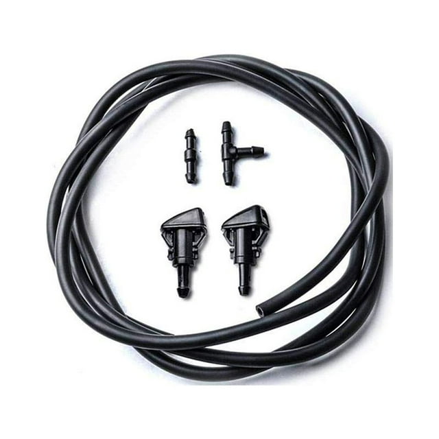 Windshield Washer Nozzles Kit for Chrysler / Dodge / Jeep / Ram 2 Meters Fluid