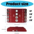 thumbnail image 2 of Angled Drill Guide Jig 4 Size Drill Jig for Angled 30 45 90 Holes Drill Guide Jig for Railing Deck Wood Post Portable, 2 of 6