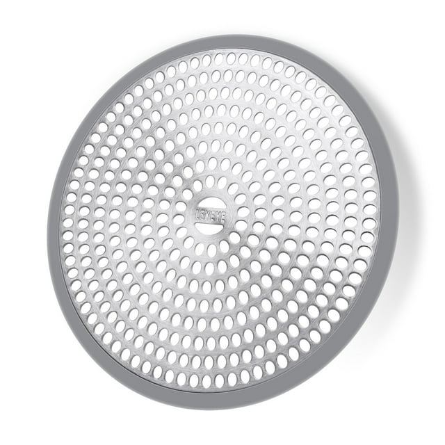 Recogedor/colador de pelo para desagüe de ducha LEKEYE, acero inoxidable