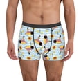 thumbnail image 1 of Fotbe Submarine With Fishes Undersea Calzoncillos Tipo Boxer con Bolsa de Soporte Total para Hombre, X-Temp Fresco, Transpirable y de Secado Rápido-Medium, 1 of 5