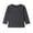 Dark Gray, variant on LckLvx Boys Girls Long Sleeve Tops Comfy Plain Cotton Basic Tees Kids Casual Outdoor Undershirts