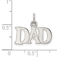 thumbnail image 2 of Collier Pendentif Charme Papa en Argent Sterling 925 pour Homme, 2 of 6