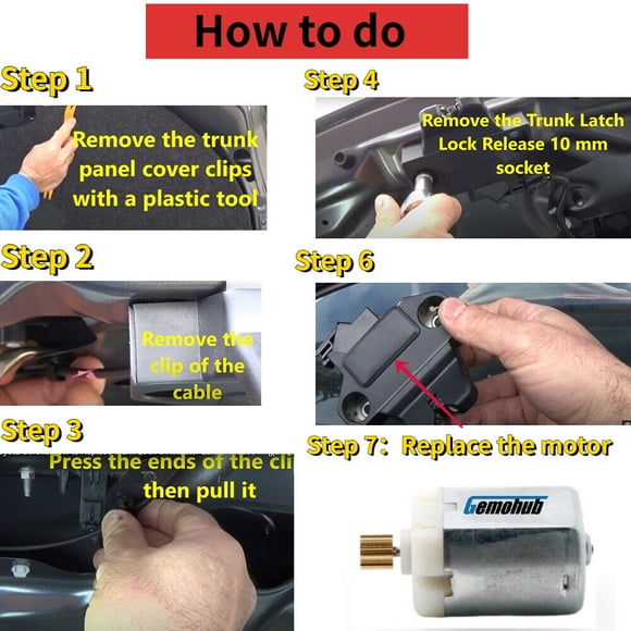Power Trunk Latch Motor for 2005 - 2010 for Ford Focus MK2 2007 - 2014 for Ford Mondeo -