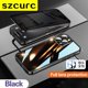 thumbnail image 3 of For iPhone 14 Pro max phone Case. NEW 360° Protection revent the peep Magnetic Adsorption Glass iPhon 15 14 pro 14plus cover bag, 3 of 5