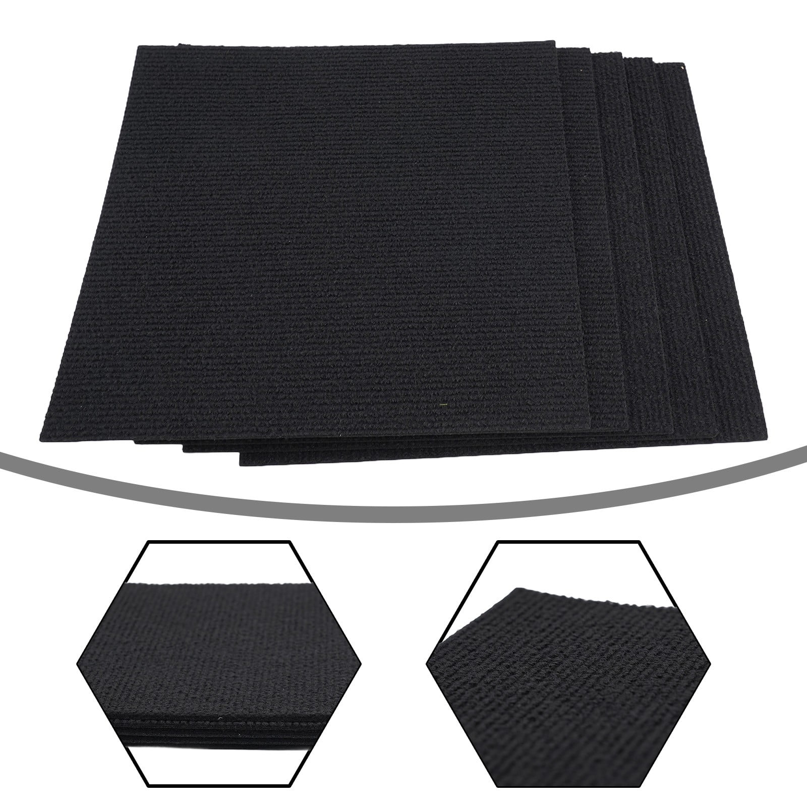 ZJCHAO décor de sol auto-adhésif 10 pièces Simulation Hexagonal Motif