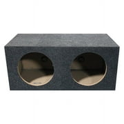 Empty Woofer Box (2)12 Qpower Square Style; *mspq12e*