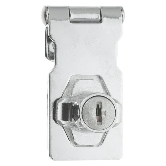 Stainless Steel Keyed Hasp Locks Safety Lock with Keys for Cabinets