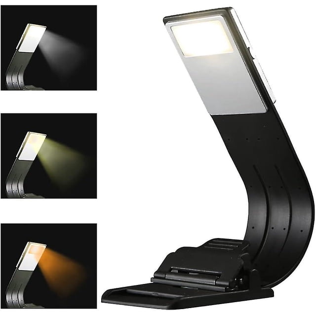 Lámpara De Lectura Luz De Lectura Led, Lámpara De Lectura De 3 Colores Lámpara De Libro Lámpara De Lectura Para Leer En La Cama Lámpara De Escritorio Flexible Perfecta Para Leer Luz Led Para R