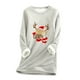 thumbnail image 1 of Sudaderas Con Capucha de Navidad Para Mujer Moda Casual Manga Larga Cuadros Impresos Blusa Odeerbi  ODB194369, 1 of 5
