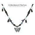 thumbnail image 3 of Butterfly Charm Necklace With Beads For Lady Elegant Chinese Style Butterfly, 3 of 5