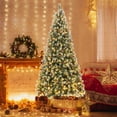 thumbnail image 2 of Costway Arbre de Noël Artificiel de 9 Pi Articulé avec 650 Lumières DEL Chaudes et 309 Baies Rouges, 2 of 10
