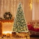 thumbnail image 2 of Costway Árbol de Navidad artificial de 270 cm con bisagras, 650 luces LED cálidas y 309 frutos rojos, 2 of 4