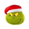 thumbnail image 4 of Dr Seuss' How the Grinch Stole Christmas, Grinch Round Plush Pillow, 16 inches Tall, for All Ages, by Ruz, 4 of 4