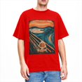 thumbnail image 3 of Camisetas para hombre y mujer, camisetas de Peanuts, Charlie Brown, Scream, Snoopy, camisetas de ocio para la playa, ropa de algodón con estampado divertido Y2K, 3 of 5