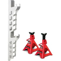 Jack Stand Storage Rack Wall Mount and 4-Ton Jackstands