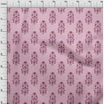 thumbnail image 3 of oneOone Tissu Polyester Lycra Feuilles & Floral Imprimé au Mètre 56 Pouces de Large, 3 of 4