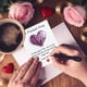 thumbnail image 1 of Tarjeta de bolsillo con bendiciones motivacionales de corazón brillante | Tarjeta de felicitación inspiradora con espacio para mensajes | Regalo de cumpleaños para amigos y familiares, 1 of 6