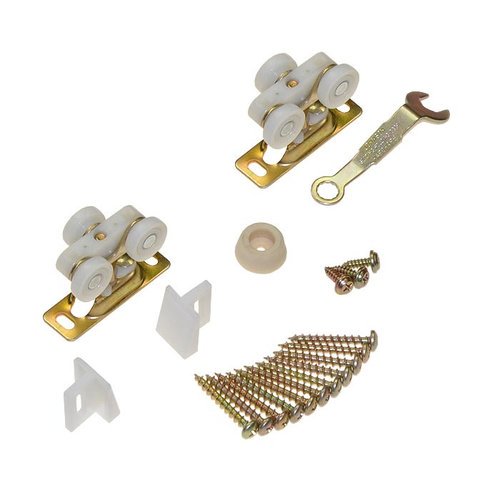 Johnson Hardware 111 Series Pocket Door Hardware Set for 1 Door