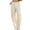 Khaki, variant on ZToonmas Women's High Waist Wide Leg Cargo Jeans Button Fly Denim Pants with Utility Pockets for Casual Streetwear
